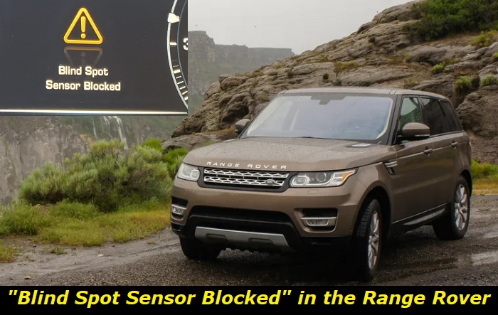 blind spot sensor blocked range rover